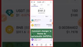 Comment modifier le thème du portefeuille SAFEPAL  crypto safepal [upl. by Llenaj44]