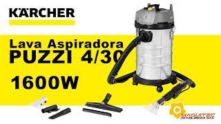 Lavaspiradora karcher 1600W Puzzi 430 Classic MX [upl. by Agathy342]