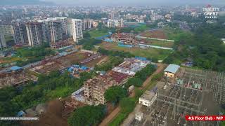 Tricity Crest Panvel Construction update  4th Floor Slab  WIP [upl. by Greenwell]