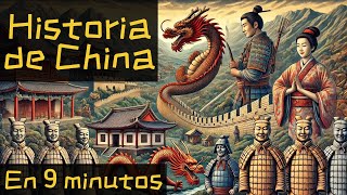 CHINA  Desde su origen hasta la actualidad En 9 minutos [upl. by Ogeid]