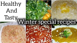 5 Healthy and delicious winter special recipes  Winter special  food logic [upl. by Hume]