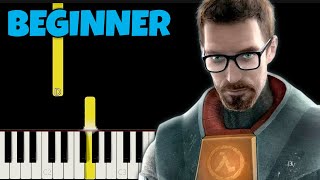 Triage At Dawn HalfLife 2  Easy Piano Tutorial for Beginners [upl. by Nomar]