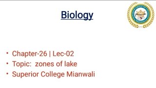 Zones of Lake Ecosystem  Littoral Zone Limnetic Zone Profundal Zone and Benthic Zone [upl. by Painter]