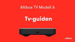 Slik bruker du tvguiden i tvportalen til Altibox TV Modell A [upl. by Nysilla]