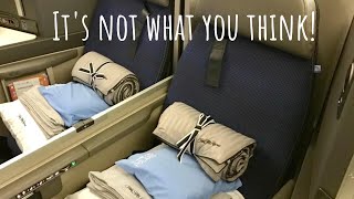 United Airlines Polaris Business Class Seat 1 Review Luxury or Letdown [upl. by Ecilegna]