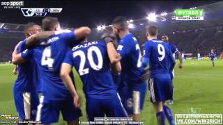 Okazaki Goal Leicester vs Newcastle 03142016 [upl. by Dawkins253]