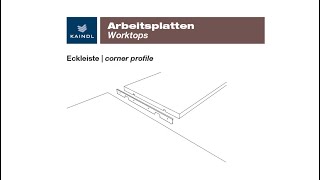 Eckleiste  corner profile 40 mm [upl. by Penni741]