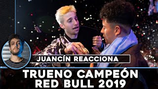 ¡JUANCÍN REACCIONA a TRUENO CAMPEÓN RED BULL 2019 [upl. by Eanrahc413]