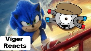 Viger Reacts to quotSonic the Hedgehog 2 Official Trailerquot [upl. by Danni]