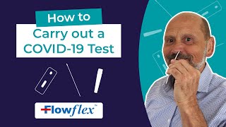 How to use the Flowflex Lateral Flow Test  The Easiest COVID19 Test [upl. by Auguste]