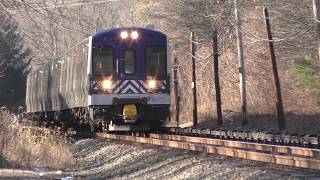 MetroNorth Harlem Line Railfanning Kensico Cemetery near Valhalla [upl. by Drofnelg]