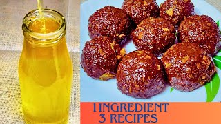 Homemade Ghee Recipe  1 Ingredient 3 Recipes  घर पर बनाएं दानेदार देसी घी छाछ और लड्डू [upl. by Morris]