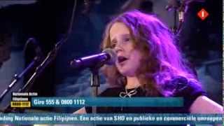 Amira Willighagen sings live opera at Television Action Philippines 11182013 [upl. by Annairol277]