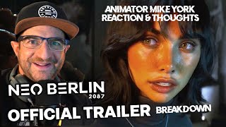 Neo Berlin 2087 Trailer Reaction with Animator Mike York [upl. by Carney132]