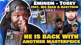 Eminem  Tobey feat Big Sean amp Babytron  Reaction [upl. by Pengelly]