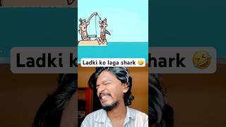 Shark attack 🤣 funny cartoon comedy animation [upl. by Runkel230]