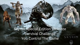 Skyrim Special Edition You control the game  Commands in description [upl. by Hsinam]