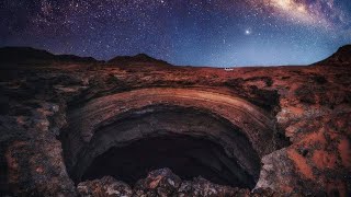 The well Barhout Gate of Hell Mahra Hadramout Yemen  on Map [upl. by Lazarus]