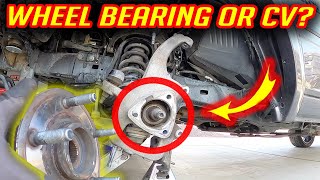 How to Diagnose Wheel Bearing or CV Joint Vibration Humming Noise [upl. by Sheri]