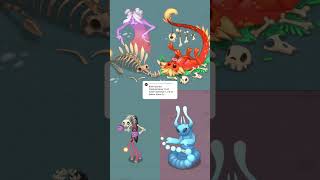 Clackula Xyster Withur And Plinkajou Quartet msm mysingingmonsters msmduets shorts [upl. by Bertilla587]