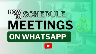 How to Schedule Online Meeting Using WhatsApp  WhatsApp Meeting Features newupdate [upl. by Norret]