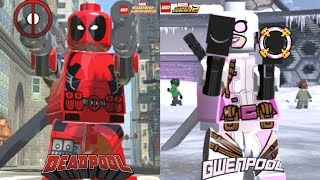 Lego Marvel Superheroes  Deadpool VS Gwenpool [upl. by Enicul929]