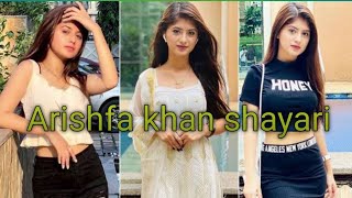 arishfa khan new reels shayari new reels [upl. by Freddi]