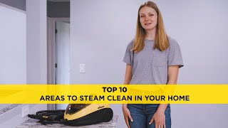 Top 10 Areas to Steam Clean in Your Home [upl. by Kendrick689]