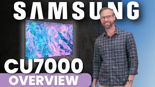 2023 Samsung CU7000 LED TV Overview [upl. by Isbel85]