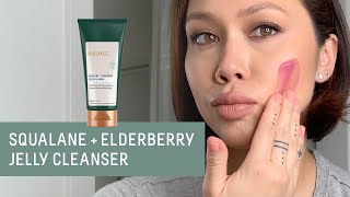 The 101 on Our New Facial Cleanser  Squalane  Elderberry Jelly Cleanser  Biossance [upl. by Burn309]