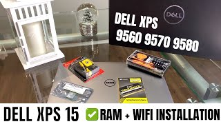 Dell XPS 15 9580 9570 9560  HOW TO PROPERLY INSTALL RAM  WIFI [upl. by Sobel]