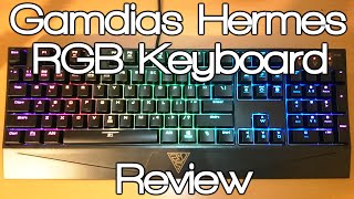 GAMDIAS Hermes RGB Mechanical Keyboard Review [upl. by Amadeo]