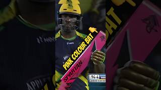 Pink Colour Bats In Cricket Used By Andre Russle 😱 Spartan Pink Colour Cricket Bats shorts [upl. by Aiduan930]