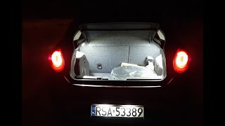 Oświetlenie bagażnika LED szybka instalacja  FIAT BRAVO 2 [upl. by Dreeda]