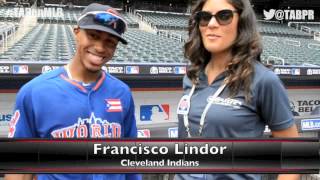 Brhitney Decamps hablo con Francisco Lindor sobre el los Boricuas [upl. by Parthenia]