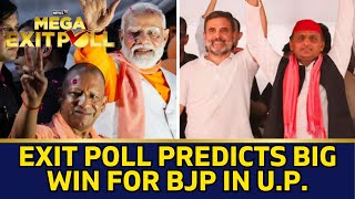 Lok Sabha Election 2024  News18 Exit Poll Predicts Big Win For BJP in Uttar Pradesh  N18EP [upl. by Ecnarolf]