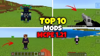 Top 10 Best Mod For Minecraft Pe 121  Best Mod Mcpe 121 FPS BOOST 🔥 [upl. by Fihsak369]