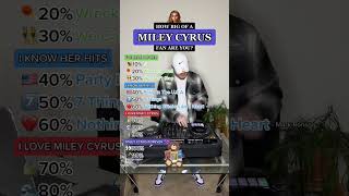 Miley Cyrus Song Challenge How Many Do You Know 📈🎤 [upl. by Poppas]