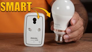 Philips Wiz Smart WiFi LED Bulb E27 9Watt and Philips 616A Smart WiFi Plug Smart Homes [upl. by Boylan514]