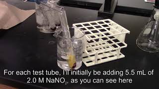 Azo Dye Synthesis Synthesis of Diazonium Salt [upl. by Sielen]