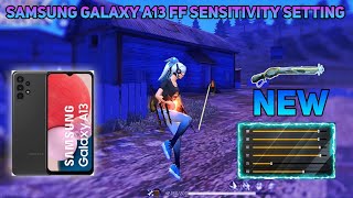 Samsung Galaxy A13 Free Fire SensitivityDPIHeadshot Setting [upl. by Cadal]