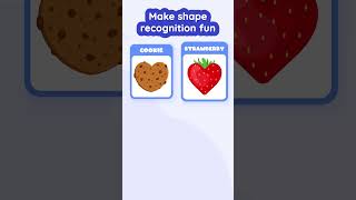 Learn Shape Heart  SplashLearn Preschool Shapes Learning Video shorts [upl. by Golden]