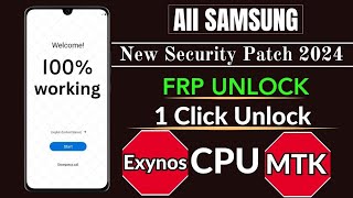 Samsung FRP BypassUnlock All Android 14131211 BY New Tool ONE Click Remove Latest Security Patch [upl. by Neomah]