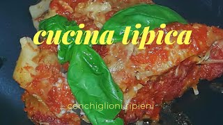 conchiglioni ripieni di melanzane e prosciutto alla Parmigiana [upl. by Vel907]