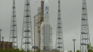 Ariane 5 aborted launch with the Juice spacecraft [upl. by Attolrahc344]