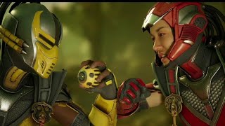 Cyrax Classic Helmet vs Sektor  MK1 gameplay Khaos Reigns [upl. by Leah]