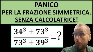 IL PROBLEMA DELLA FRAZIONE SIMMETRICA [upl. by Eelymmij]