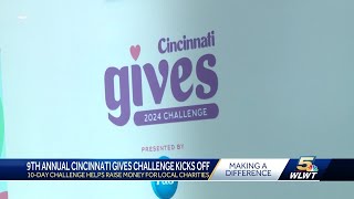 Cincinnati Magazine kicks off 10day Cincinnati Gives Challenge for charities [upl. by Zetra426]