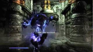 Skyrim  Conjure Storm Atronach  Expert Conjuration Magic Spell [upl. by Skiest]