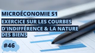 Exercice sur les courbes d’indifférence et la nature des biens  microéconomie S1 [upl. by Naeloj893]